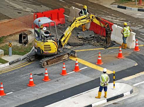 Road construction